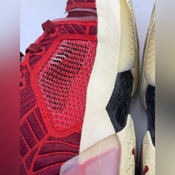 Nike Air Jordan Women’s Size 6.5 XXXVII 37 Low Lift Up Team Red - Picture 10 of 13